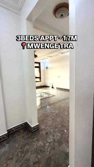 Apartment ya vyumba vitatu inapangishwa Mwenge, Dar Es Salaam