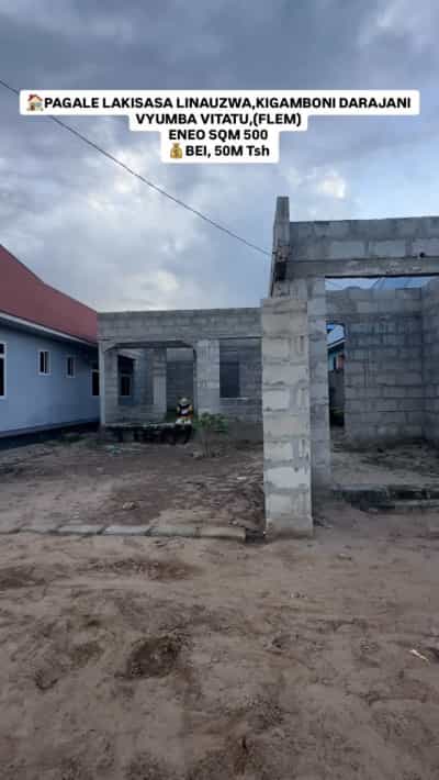 Nyumba ya vyumba vitatu inauzwa Kigamboni Darajani, Dar Es Salaam (500 sqm)