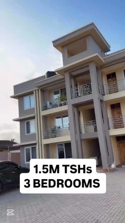 Apartment ya vyumba vitatu inapangishwa Mbezi beach rainbow, Dar Es Salaam