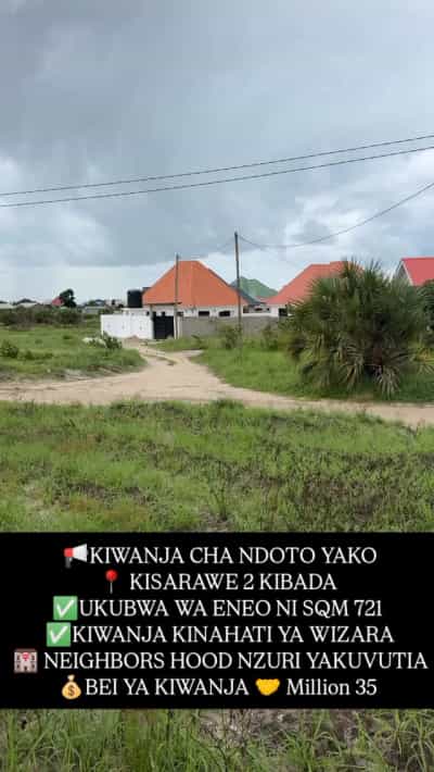 Kiwanja kinauzwa Kisarawe 2 Kibada, Dar Es Salaam sqm 721