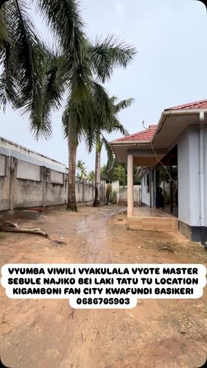 Nyumba ya vyumba viwili inapangishwa Kigamboni Fan City, Dar Es Salaam