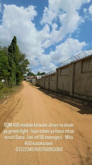 Residential Plot for Sale in Madale Kisauke, Dar Es Salaam (410 sqm)