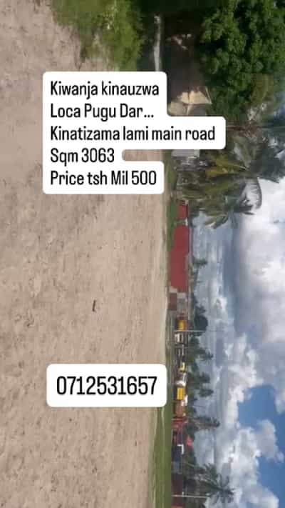 Kiwanja kinauzwa Pugu, Dar Es Salaam (3063 sqm) Kiwanja kinauzwa Pugu, Dar Es Salaam (3063 sqm)