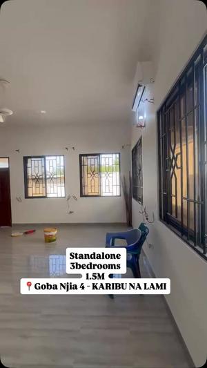 Nyumba ya vyumba vitatu inauzwa Goba Njia 4, Dar Es Salaam