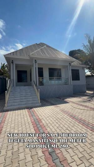 Nyumba ya vyumba vitatu inauzwa Tegeta, Dar Es Salaam (500 sqm)