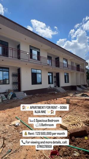 Apartment ya chumba kimoja inapangishwa Goba Njia Nne, Dar Es Salaam Apartment ya chumba kimoja inapangishwa Goba Njia Nne, Dar Es Salaam