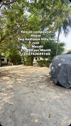Apartment ya vyumba viwili inapangishwa Masaki, Dar Es Salaam