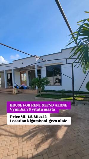 3 Bedrooms House for Rent in Kigamboni, Dar Es Salaam