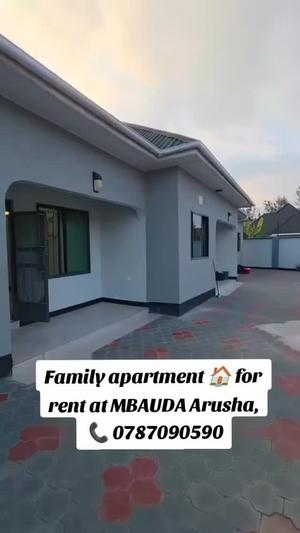 Apartment ya vyumba viwili inapangishwa Mbauda, Arusha