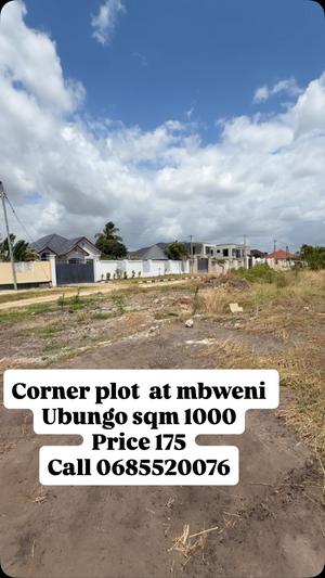 Residential Plot for Sale in Mbweni, Dar Es Salaam (1000 sqm)