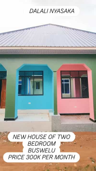 Nyumba ya vyumba viwili inapangishwa Buswelu, Mwanza