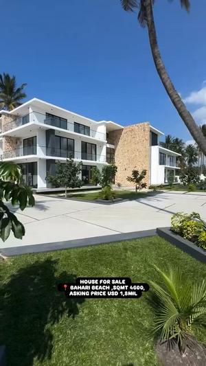Nyumba ya vyumba vitano inauzwa Bahari Beach, Dar Es Salaam (4600 sqm)