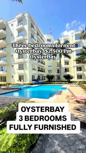 Nyumba (Furnished) ya vyumba vitatu inapangishwa Oysterbay, Dar Es Salaam