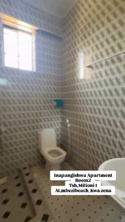 Apartment ya vyumba viwili inapangishwa Mbezi Beach Kwa Zena, Dar Es Salaam