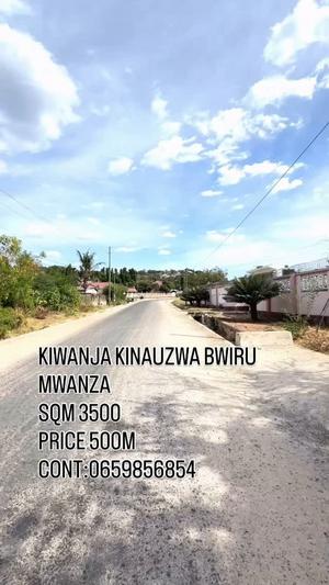 Residential Plot for Sale in Bwiru, Mwanza (3500 sqm)