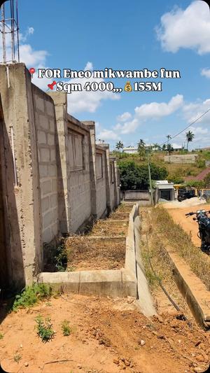 Residential Plot for Sale in Kigamboni Mikwambe Fun City, Dar Es Salaam (4000 sqm)