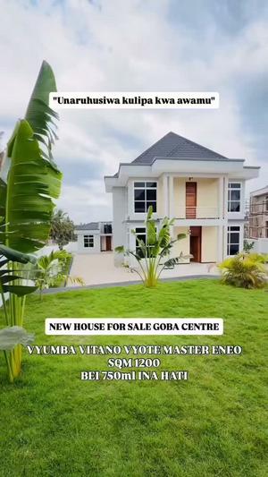 5 Bedrooms House for Sale in Goba, Dar Es Salaam (1200 sqm)