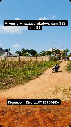 Kiwanja kinauzwa Kisota Kigamboni, Dar Es Salaam sqm 332 Kiwanja kinauzwa Kisota Kigamboni, Dar Es Salaam sqm 332