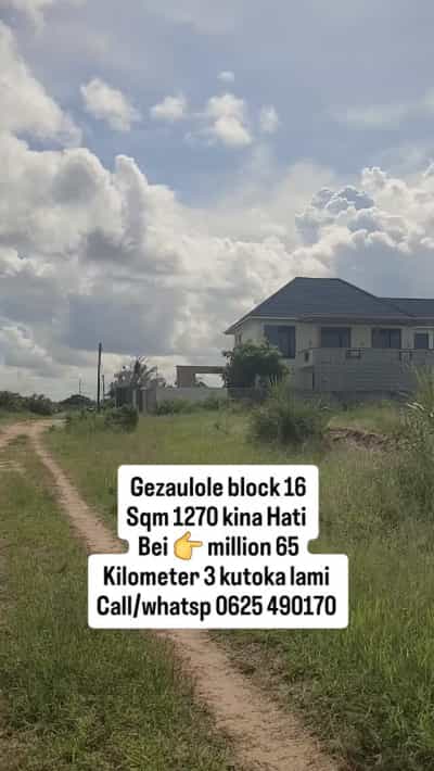 Kiwanja kinauzwa Kigamboni Gezaulole, Dar Es Salaam (1270 sqm)
