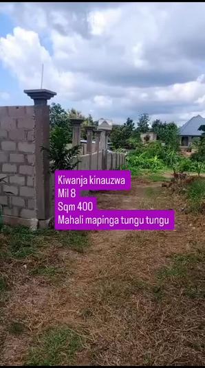 Plot for sale in Mapinga Tungutungu, Pwani sqm 400
