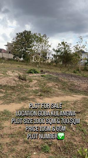 Residential Plot for Sale in Goba Kulangwa, Dar Es Salaam (700 sqm)