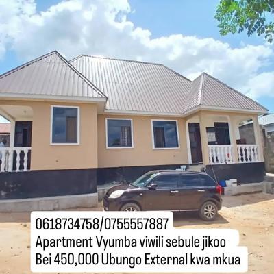 Nyumba ya vyumba viwili inapangishwa Ubungo External, Dar Es Salaam