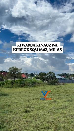 Plot for sale in Kerege, Pwani sqm 1663