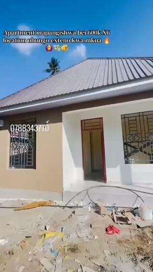Apartment ya vyumba viwili inapangishwa Kimara Korogwe, Dar Es Salaam