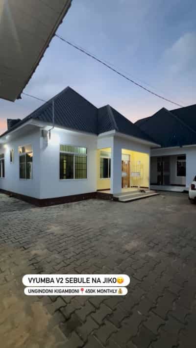 Nyumba ya vyumba viwili inapangishwa Ungindoni Kigamboni, Dar Es Salaam