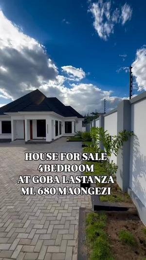 Nyumba ya vyumba vinne inauzwa Goba Lastanza, Dar Es Salaam (820 sqm) Nyumba ya vyumba vinne inauzwa Goba Lastanza, Dar Es Salaam (820 sqm)