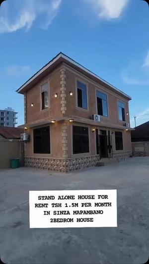 2 Bedrooms House for Rent in Sinza Mapambano, Dar Es Salaam