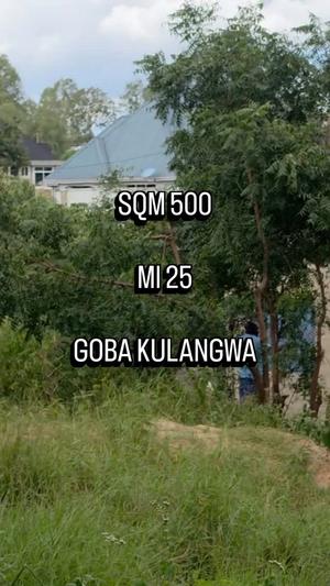 Kiwanja (Residential/Commercial) kinauzwa Mbweni Malindi, Dar Es Salaam (500 sqm)