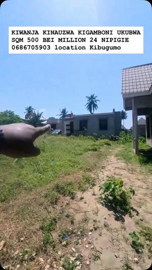 Kiwanja kinauzwa Kibugumo, Dar Es Salaam (500 sqm)
