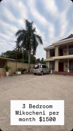 3 Bedrooms Apartment for Rent in Mikocheni, Dar Es Salaam