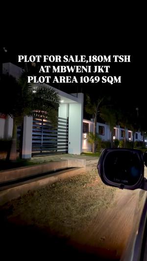 Kiwanja kinauzwa Mbweni Jkt, Dar Es Salaam sqm 1049