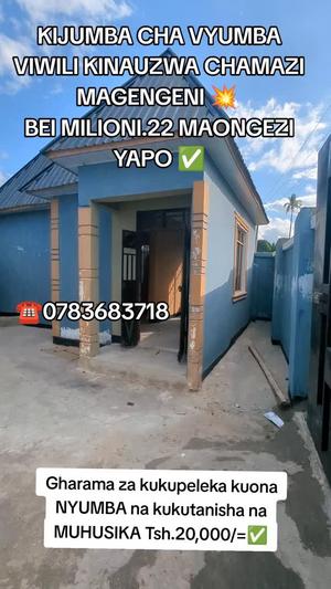 Nyumba ya vyumba viwili inauzwa Chamazu Magengeni, Mtwara Nyumba ya vyumba viwili inauzwa Chamazu Magengeni, Mtwara