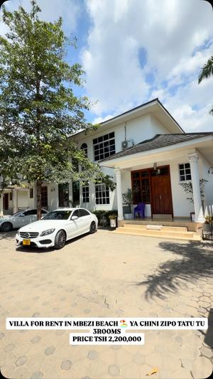 Villa ya vyumba vitatu inapangishwa Mbezi Beach ya Chini, Dar Es Salaam Villa ya vyumba vitatu inapangishwa Mbezi Beach ya Chini, Dar Es Salaam
