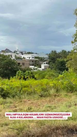 Kiwanja kinauzwa Goba Njia 4, Dar Es Salaam sqm 400 Kiwanja kinauzwa Goba Njia 4, Dar Es Salaam sqm 400