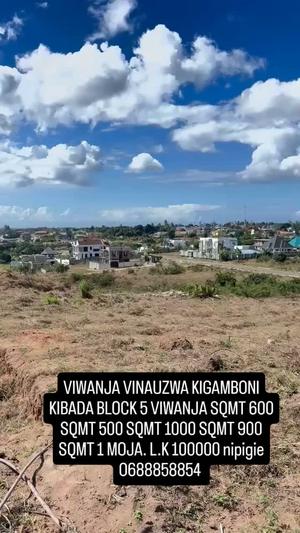 Kiwanja kinauzwa Kigamboni Kibada, Dar Es Salaam Kiwanja kinauzwa Kigamboni Kibada, Dar Es Salaam