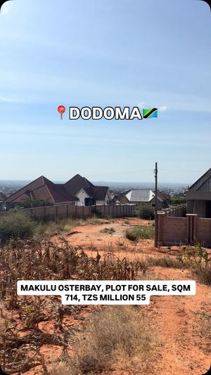 Kiwanja kinauzwa Makulu Osterbay, Dodoma sqm 714 Kiwanja kinauzwa Makulu Osterbay, Dodoma sqm 714
