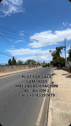 Residential Plot for Sale in Mbezi Beach Yachini, Dar Es Salaam (14000 sqm) Residential Plot for Sale in Mbezi Beach Yachini, Dar Es Salaam (14000 sqm)