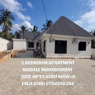 Apartment ya vyumba viwili inapangishwa Madale Mikoroshini, Dar Es Salaam Apartment ya vyumba viwili inapangishwa Madale Mikoroshini, Dar Es Salaam