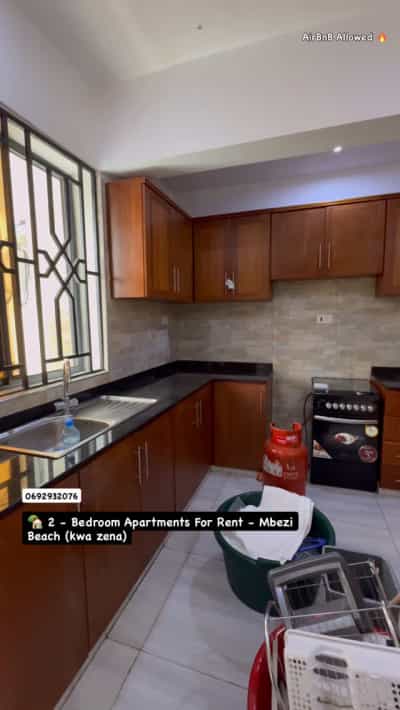 Apartment ya vyumba viwili inapangishwa Mbezi Beach, Dar Es Salaam