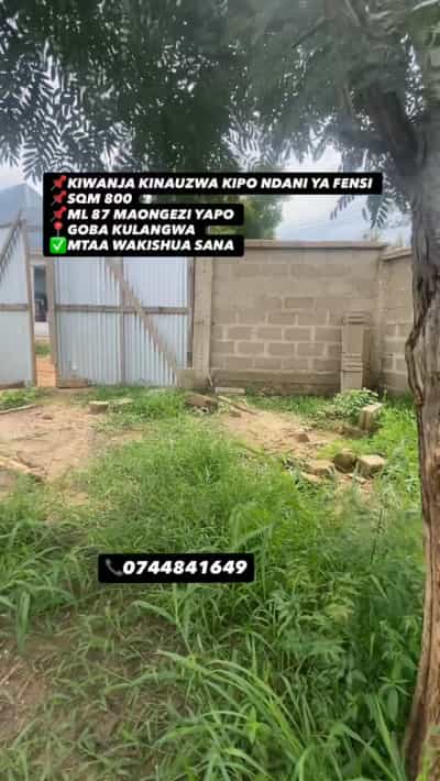 Residential Plot for Sale in Goba Kulangwa, Dar Es Salaam (800 sqm)