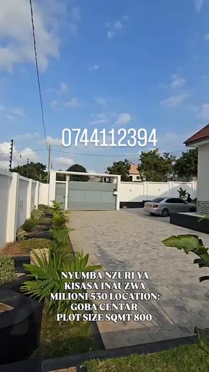 Nyumba ya vyumba vinne inauzwa Goba Centar, Dar Es Salaam (800 sqm) Nyumba ya vyumba vinne inauzwa Goba Centar, Dar Es Salaam (800 sqm)