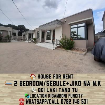 Nyumba ya vyumba viwili inapangishwa Kigamboni Funcity, Dar Es Salaam