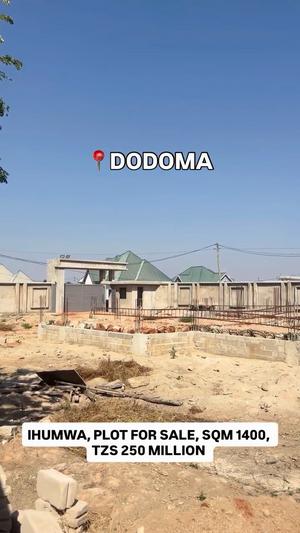Kiwanja kinauzwa Ihumwa, Dodoma sqm 1400 Kiwanja kinauzwa Ihumwa, Dodoma sqm 1400