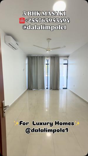 Apartment ya vyumba vitatu inapangishwa Masaki Toure Drive, Dar Es Salaam