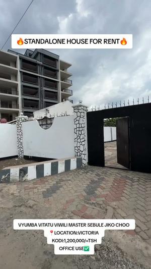 Nyumba ya vyumba vitatu inapangishwa Victoria, Dar Es Salaam