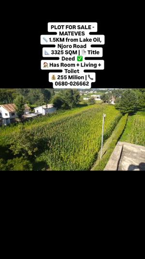 Kiwanja kinauzwa Mateves, Arusha sqm 3325